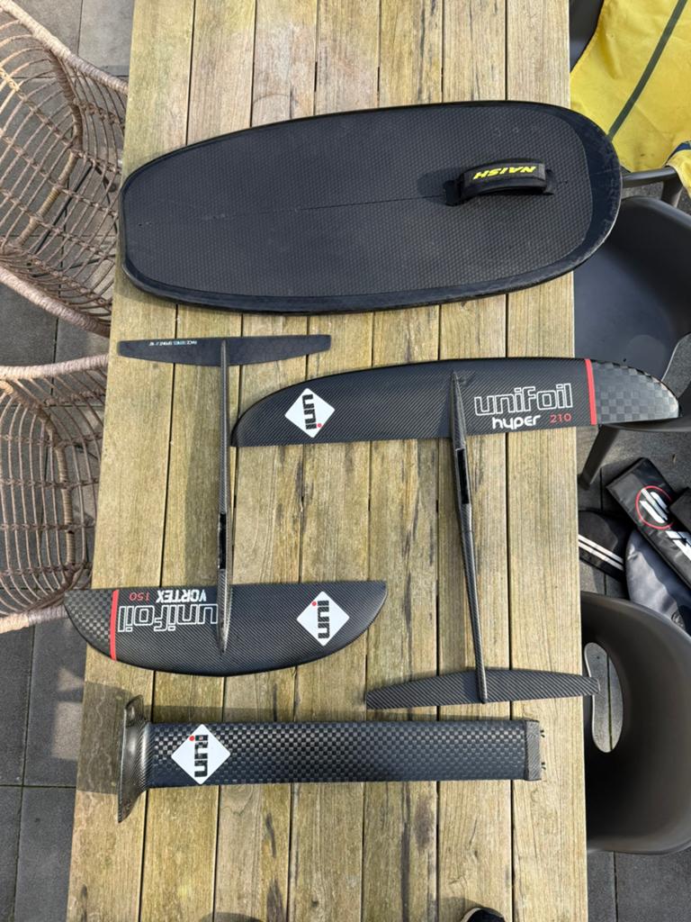 Appletree Mini Foil 3'6", 16 liter complete set UniFoil., Foil, Ophalen, Zo goed als nieuw, Kiteboard