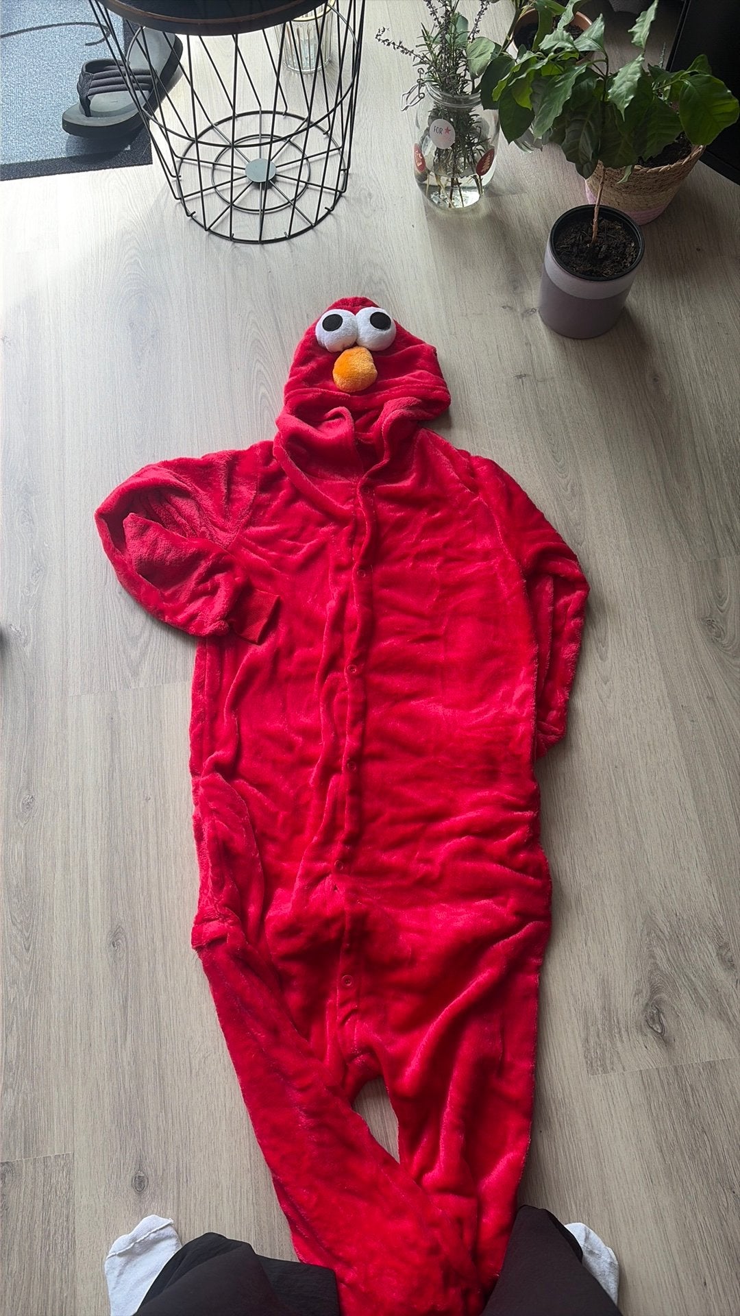 elmo onesie, Ophalen of Verzenden, Zo goed als nieuw, Maat 46 (S) of kleiner