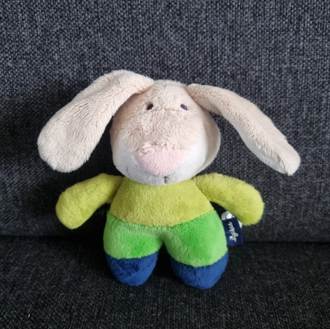 Sigikid rammelaar konijn knuffel haas, Ophalen of Verzenden, Konijn
