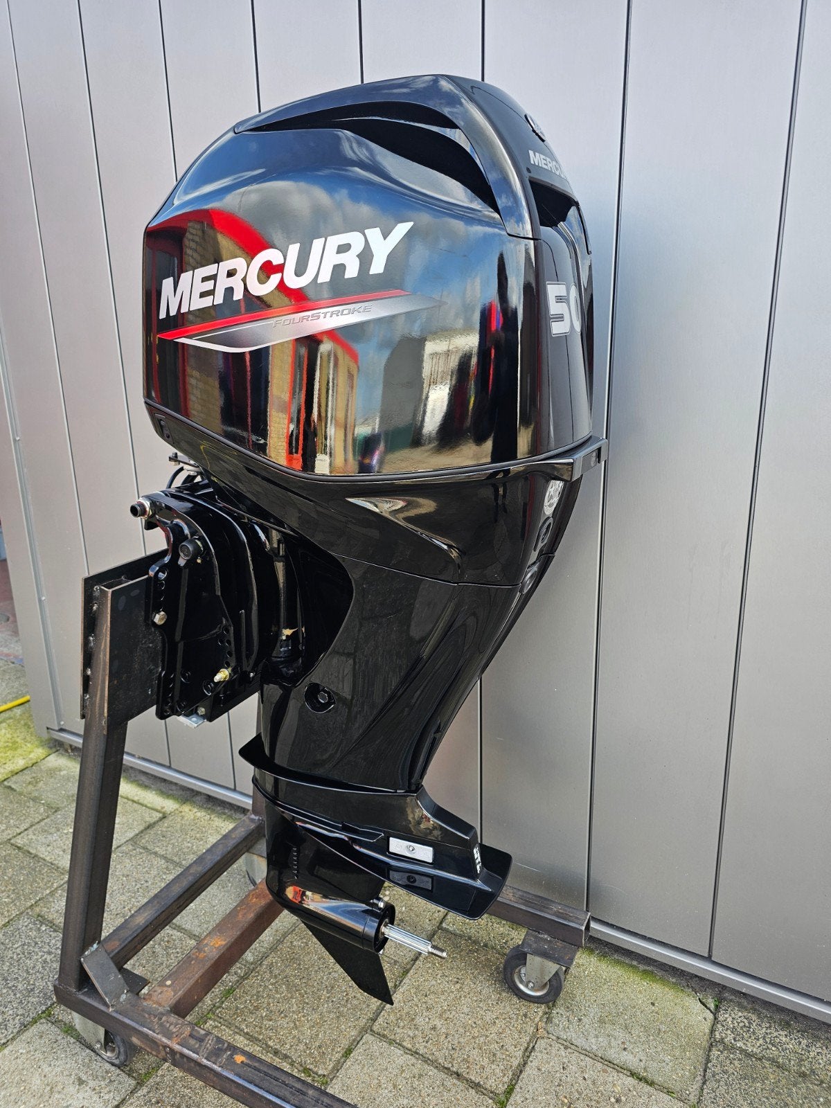MERCURY 50 PK 4TAKT LANGSTAART POWERTRIM NIEUW, Ophalen, Met afstandsbediening, Nieuw, Benzine