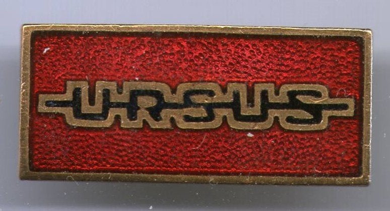 URSUS rood email op koper tractor broche ( E_184), Verzamelen, Speldjes, Pins en Buttons, Nieuw, Speldje of Pin, Transport, Verzenden