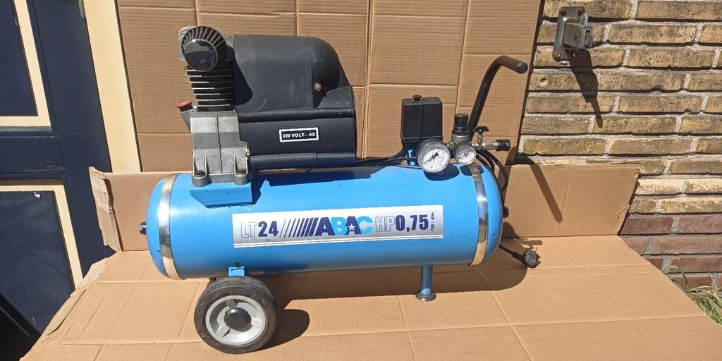 Abac LT24 compressor - Compacte en mobiele luchtcompressor, Ophalen of Verzenden