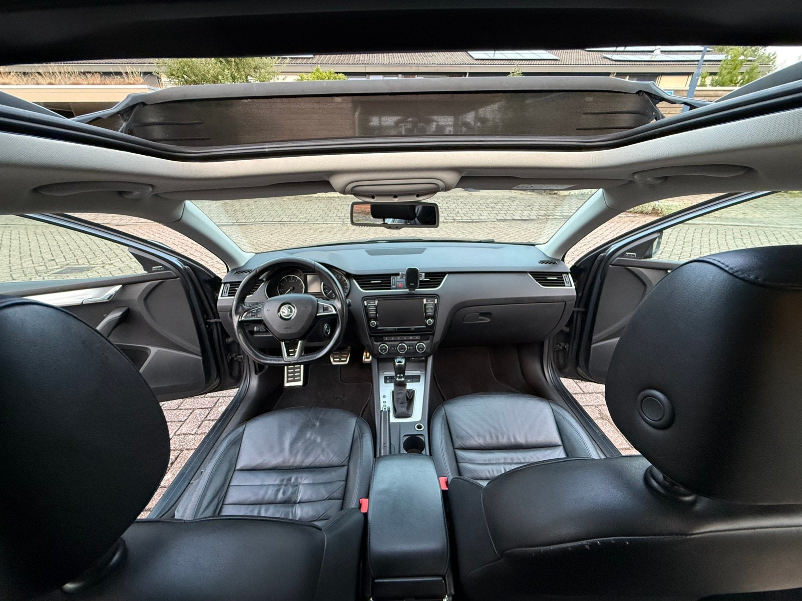 Skoda Octavia 1.4 TSI 103KW Combi Dsg-7 2014 Grijs, Auto's, Euro 5, Zwart, 4 cilinders, 1192 kg