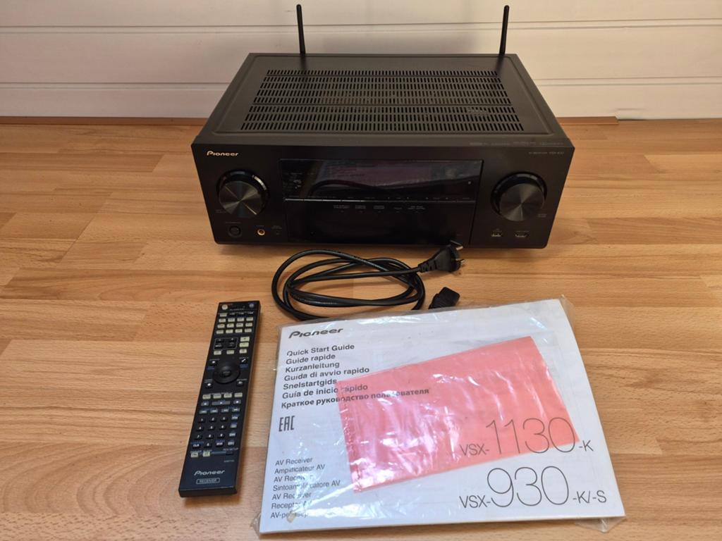 Pioneer VSX-930 AV Receiver - 7.2-kanaals met Dolby Atmos, Ophalen, 120 watt of meer, Pioneer