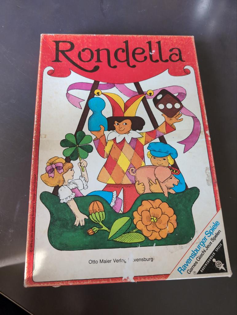 Rondella, vintage Ravensburger 1973, Hobby en Vrije tijd, Gezelschapsspellen | Bordspellen, Ophalen of Verzenden, Zo goed als nieuw
