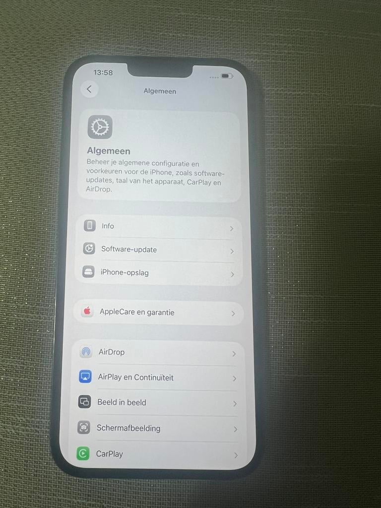 Te koop aangeboden iphone 13 pro max 128gb, Telecommunicatie, Mobiele telefoons | Apple iPhone, 94 %, 128 GB, Ophalen of Verzenden