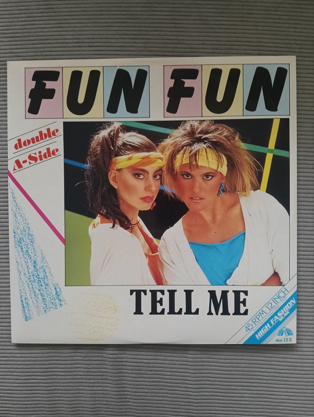 Fun Fun - Tell me/Give me your love - 1984 Italo Disco, Ophalen of Verzenden, Gebruikt, 12 inch, R&B en Soul