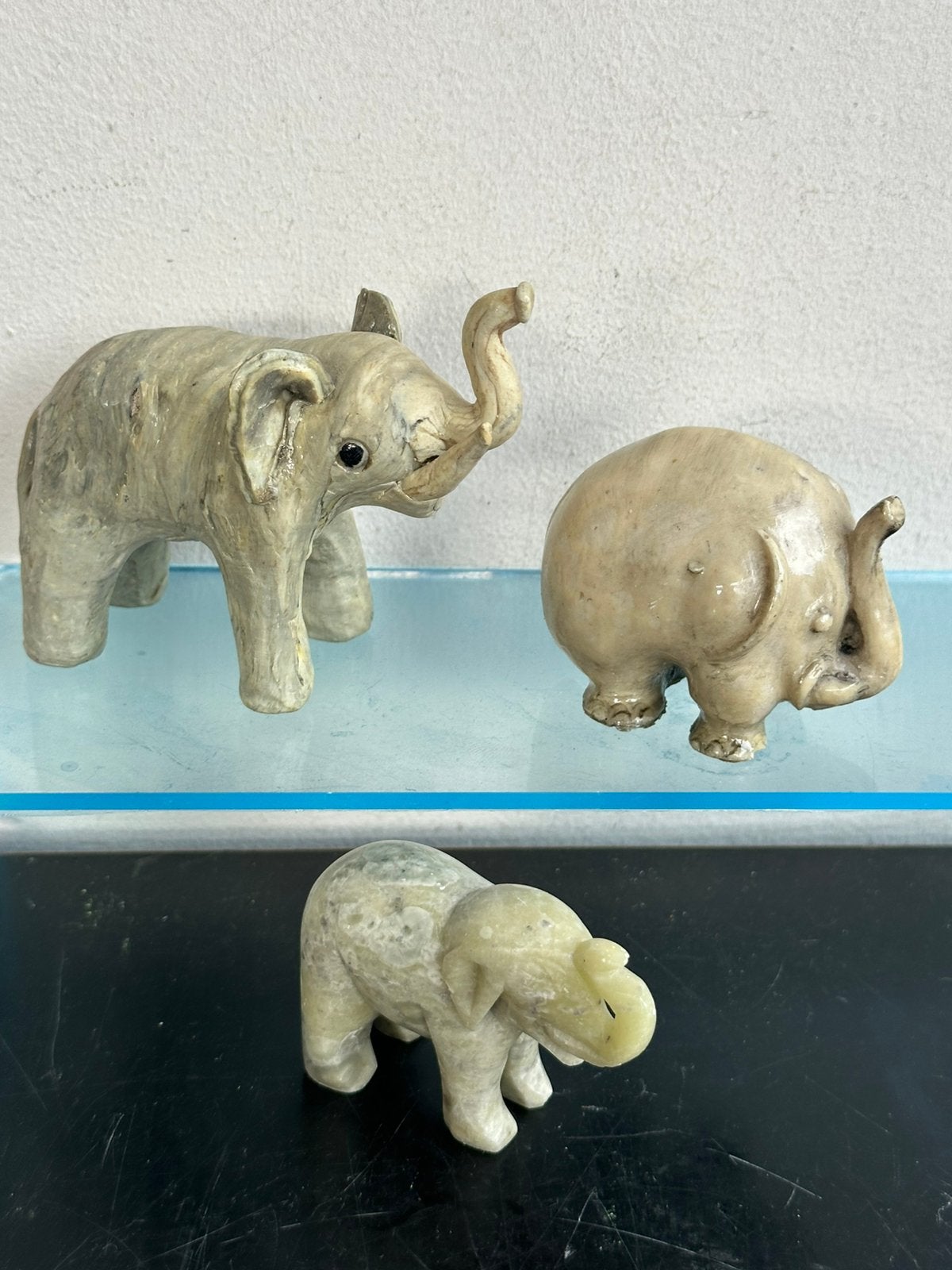 Aparte oude Aziatische Olifant beeldjes 1 koop, Ophalen of Verzenden, Gebruikt, Dier