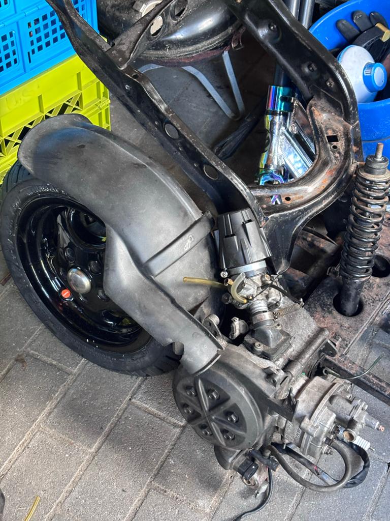 Zip h2o blok mhr met koelsysteem compleet!, Ophalen of Verzenden, Gebruikt, Blok, Piaggio