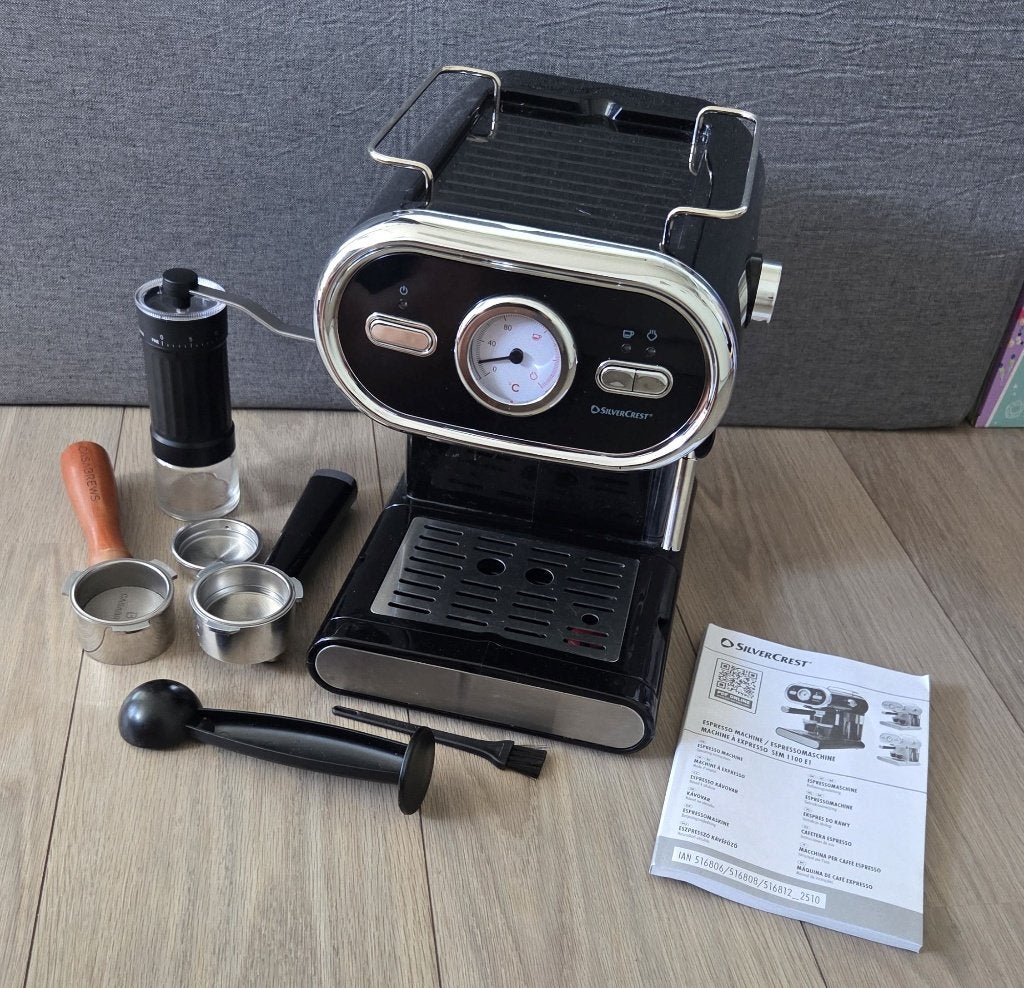Espresso Machine Complete Starterset, Espresso apparaat, Ophalen of Verzenden, Zo goed als nieuw, 1 kopje
