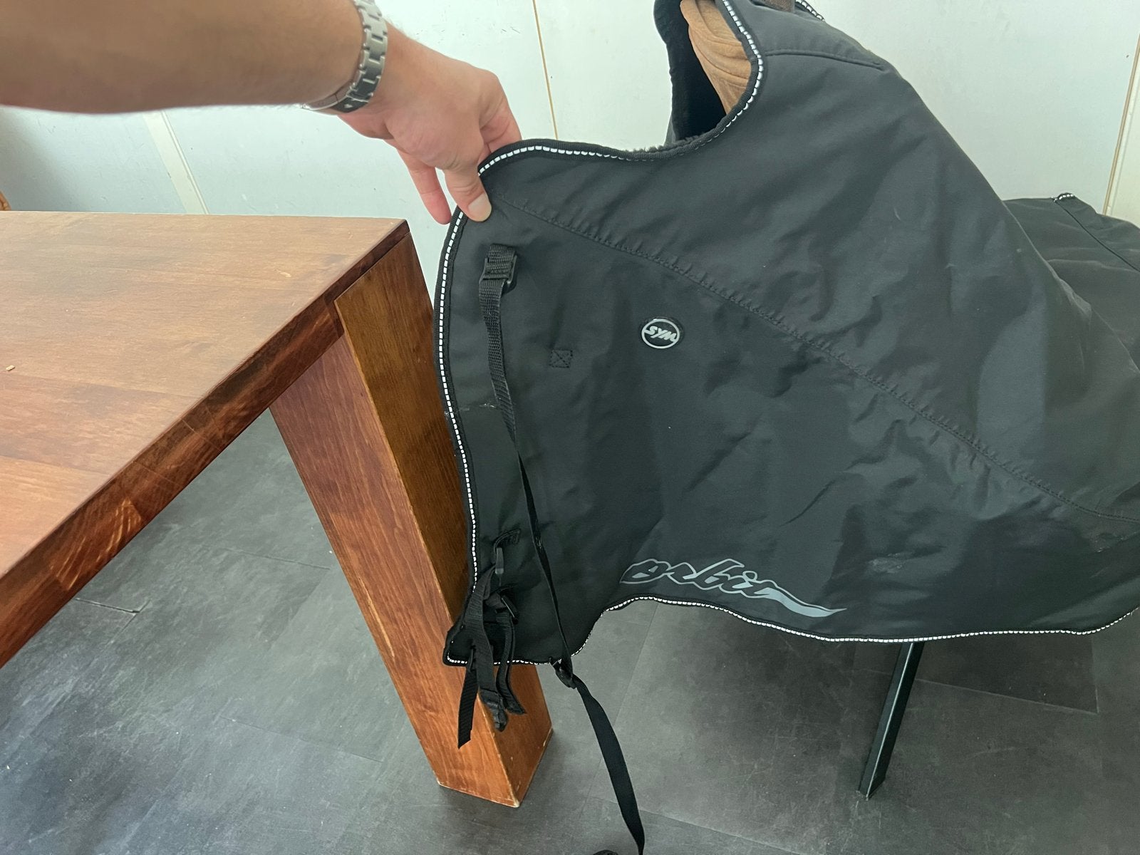 Beenkleed voor scooter - Sym Orbit, Ophalen, Gebruikt