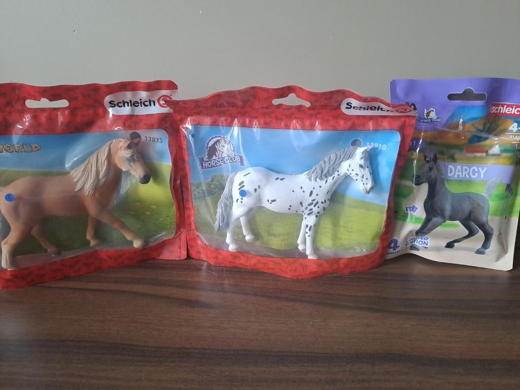 Schleich paarden nieuw in zakje - vallen onder kleurcodes, Ophalen of Verzenden, Nieuw, Paard, Beeldje of Figuurtje