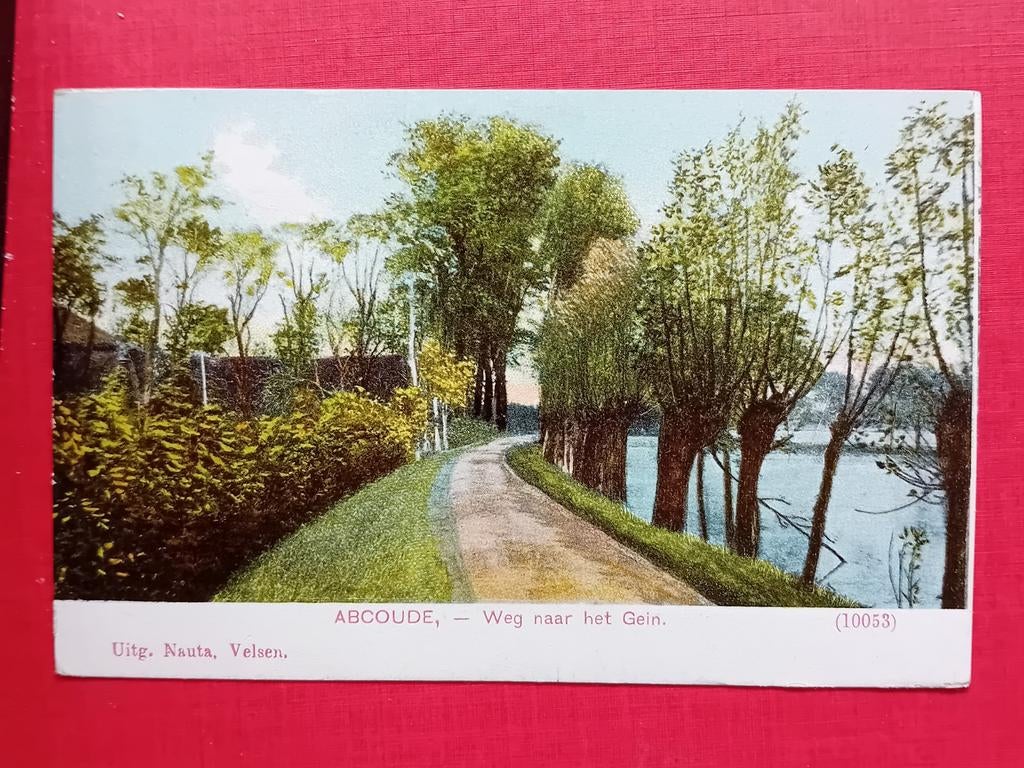 Ansichtkaart Abcoude, Verzamelen, Ansichtkaarten | Nederland, Ophalen of Verzenden, Voor 1920