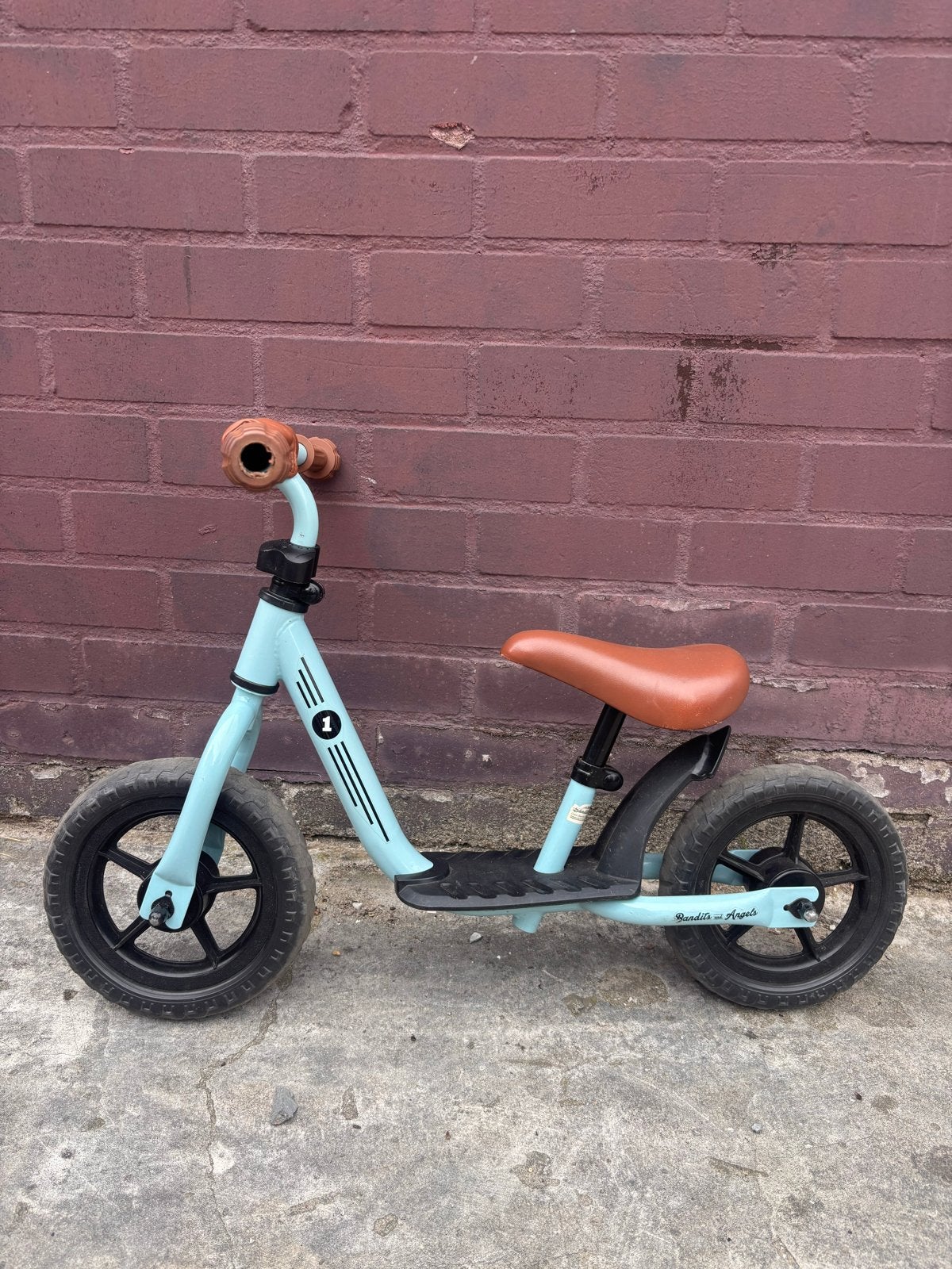Bandits & Angels loopfiets - Zo goed als nieuw, Ophalen of Verzenden, Zo goed als nieuw, Trommelrem, 16 tot 20 inch