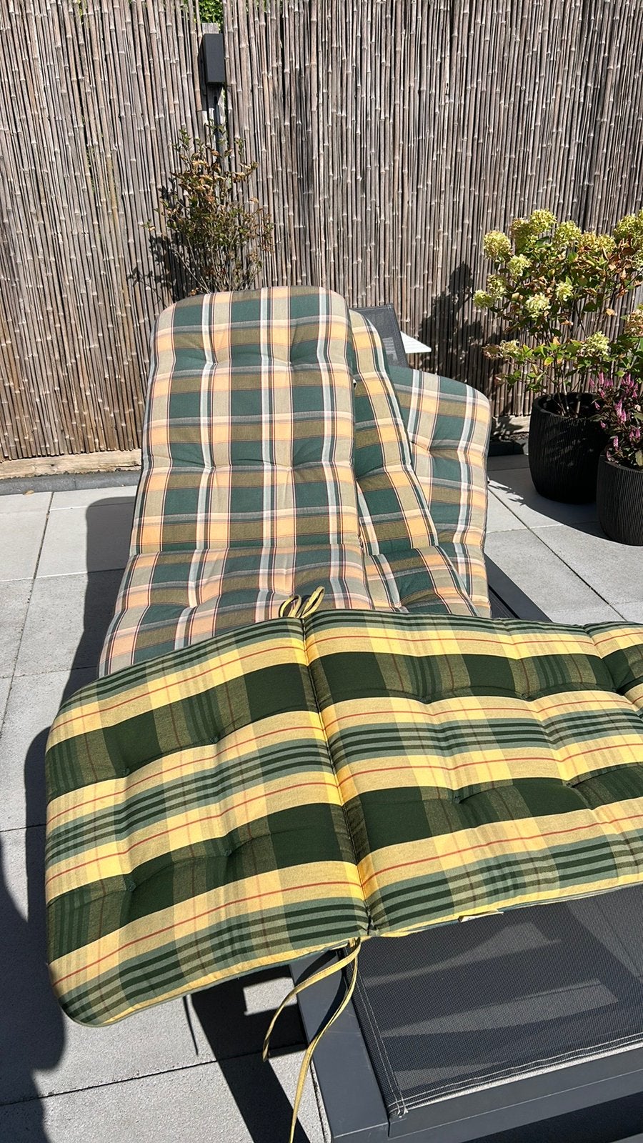 Tuinstoelkussens, Tuin en Terras, Tuinmeubel-accessoires, Ophalen of Verzenden, Zo goed als nieuw