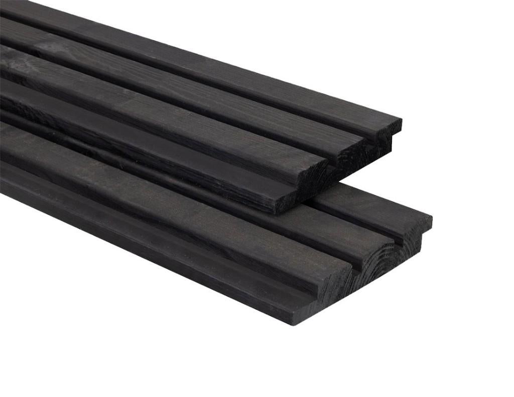 Zwarte gevelbekleding - houten planken - Modiwood, Doe-het-zelf en Verbouw, Platen en Panelen, Info@bekobe.nl, 20 tot 50 mm, Vijfhuizenweg