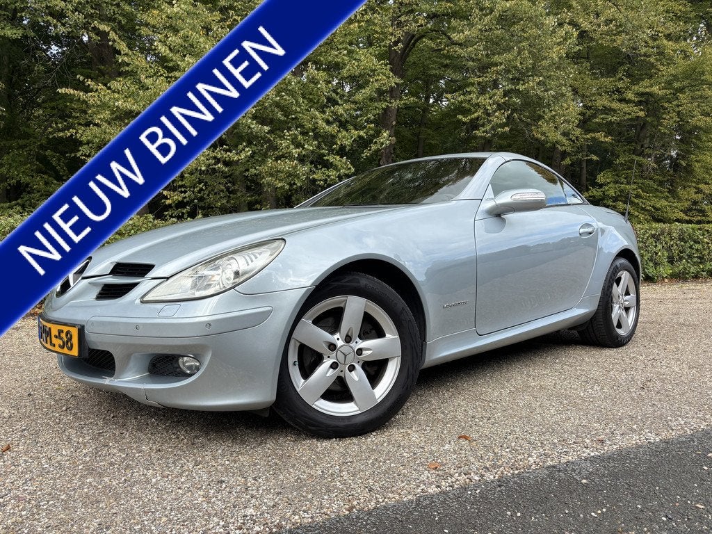 Mercedes-Benz SLK 200 K / Climate Control / Leder / Navi., Auto's, Mercedes-Benz, Automaat, Achterwielaandrijving, Gebruikt, 4 cilinders