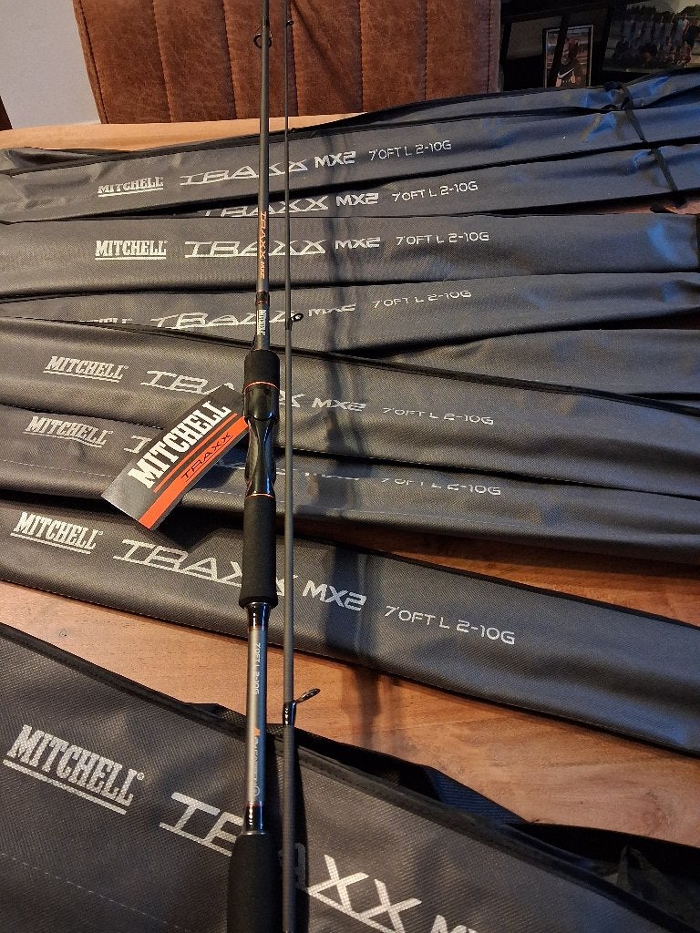 Mitchell Traxx MX2 Lure Spinning Light (2-10g) 2.10 meter, Tinstraat, Werphengel, Nieuw, Ophalen of Verzenden