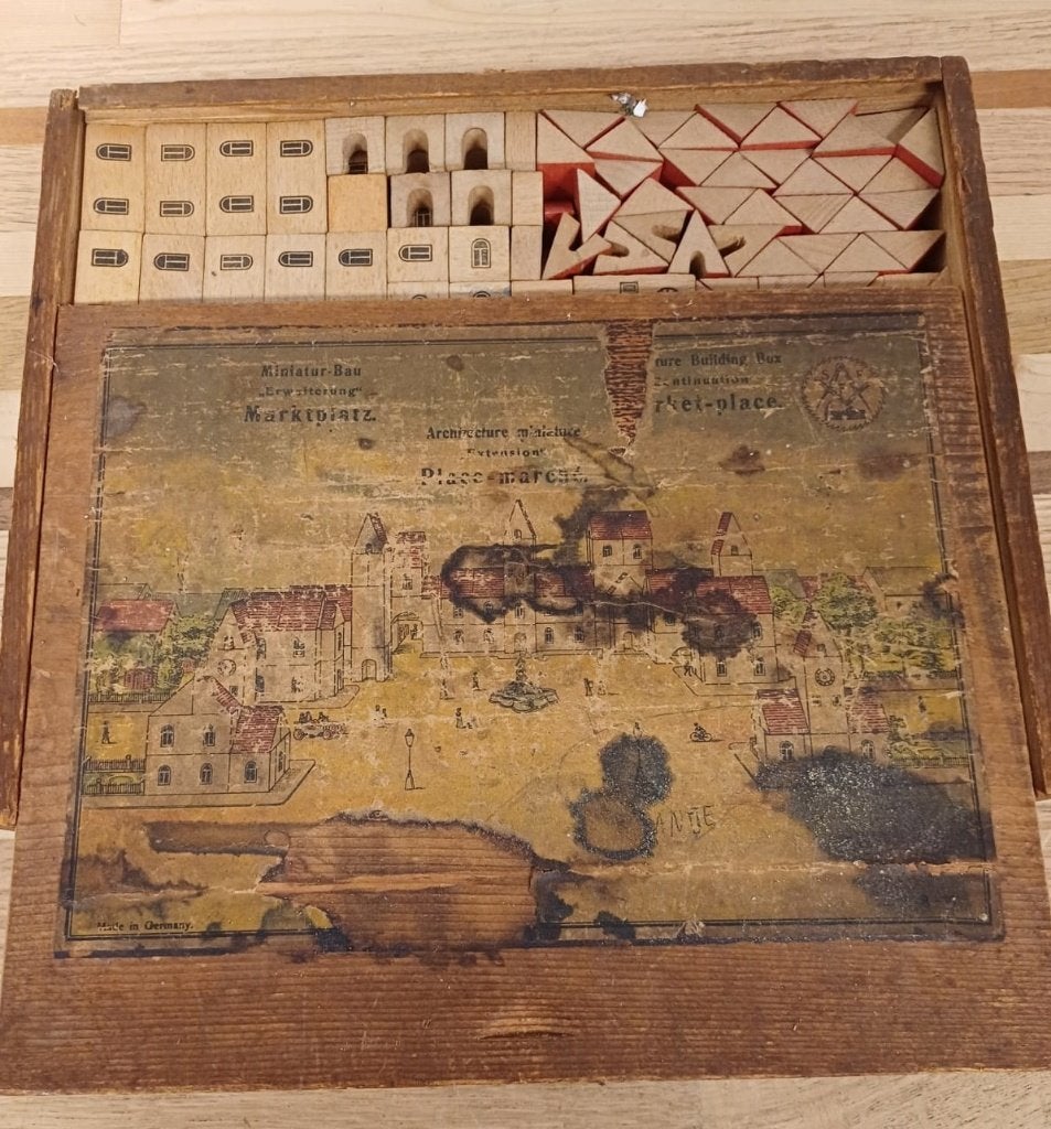 Houten bouwstenen - Minitur-Bau / Erweiterung Marktplatz, Ophalen of Verzenden