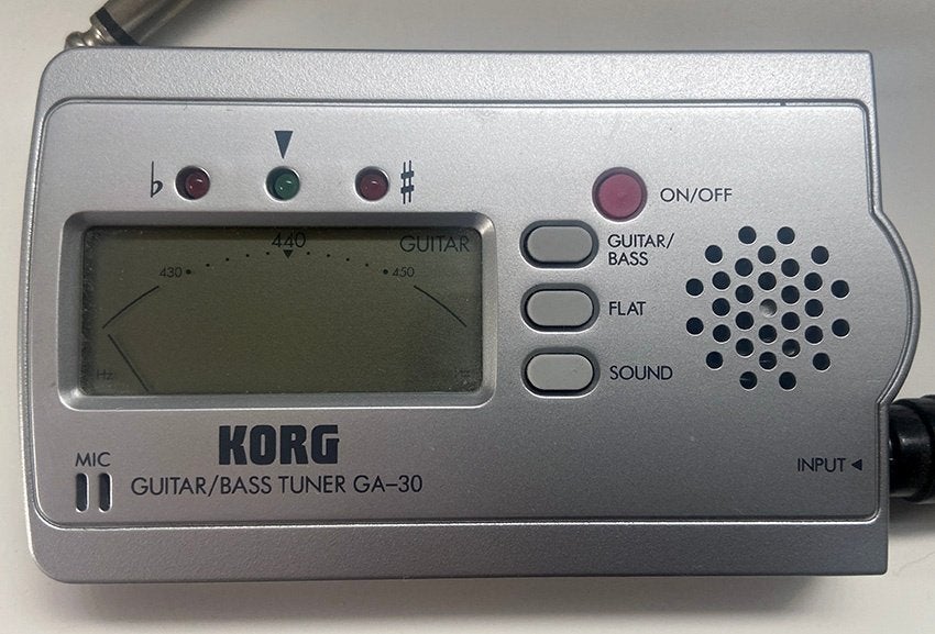 Korg GA30 stemapparaat, Boston GS-263-A Gitaarstatief, Ophalen, Zo goed als nieuw, Instrumentstandaard, Gitaar
