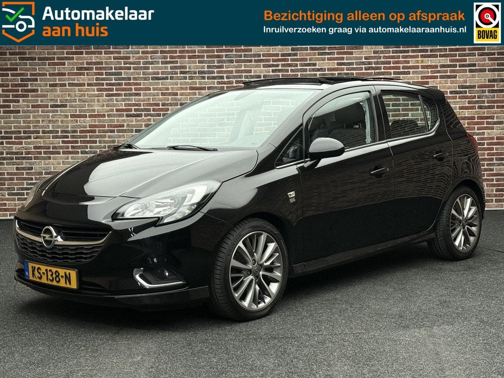 Opel Corsa 1.0 Turbo Innovation OPC Line Panoramadak Airco D, Voorwielaandrijving, Stof, Gebruikt, Origineel Nederlands
