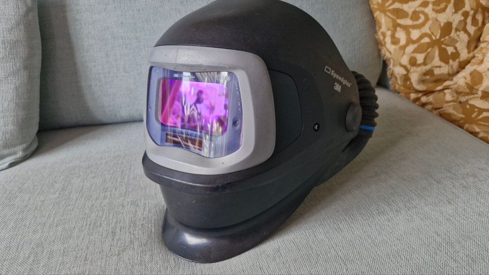 laskap 3M Speedglas 9100FX, Lasfilter, Ophalen of Verzenden, Zo goed als nieuw