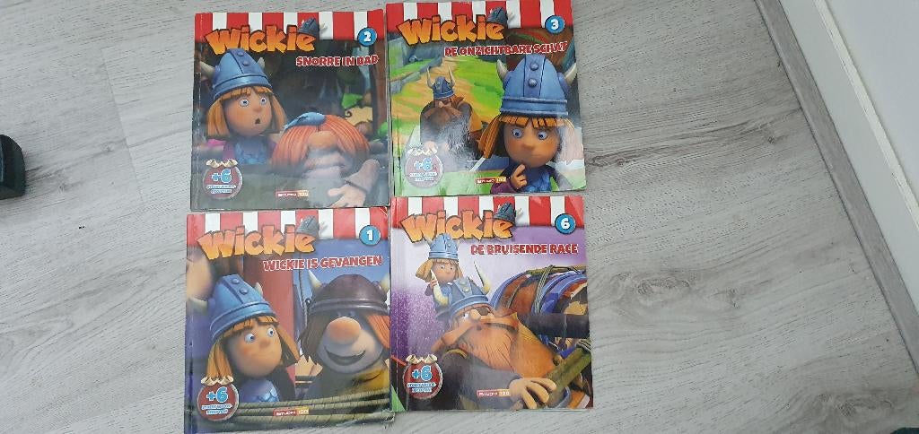 4 boekjes Wickie de Viking, Boeken, Ophalen of Verzenden, Zo goed als nieuw, Fictie algemeen
