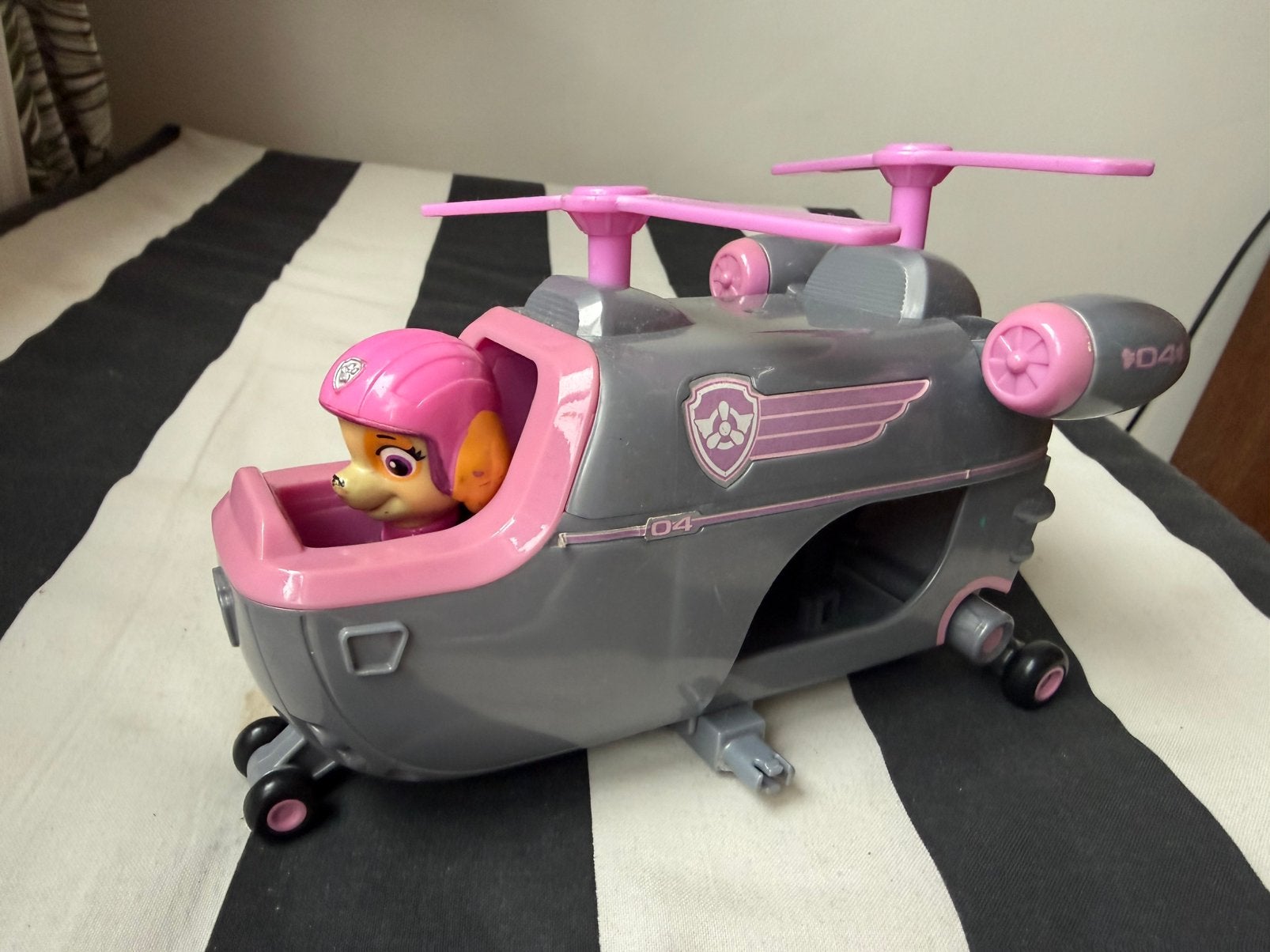 Sky Paw Patrol vliegtuig, Ophalen, Gebruikt