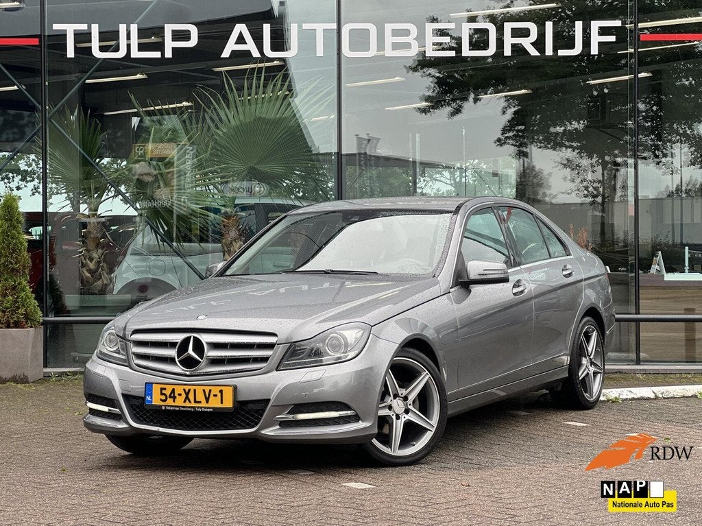 Mercedes C-klasse 180 Business Class Avantgarde NLauto NAP, Euro 5, Achterwielaandrijving, Leder en Stof, Handgeschakeld