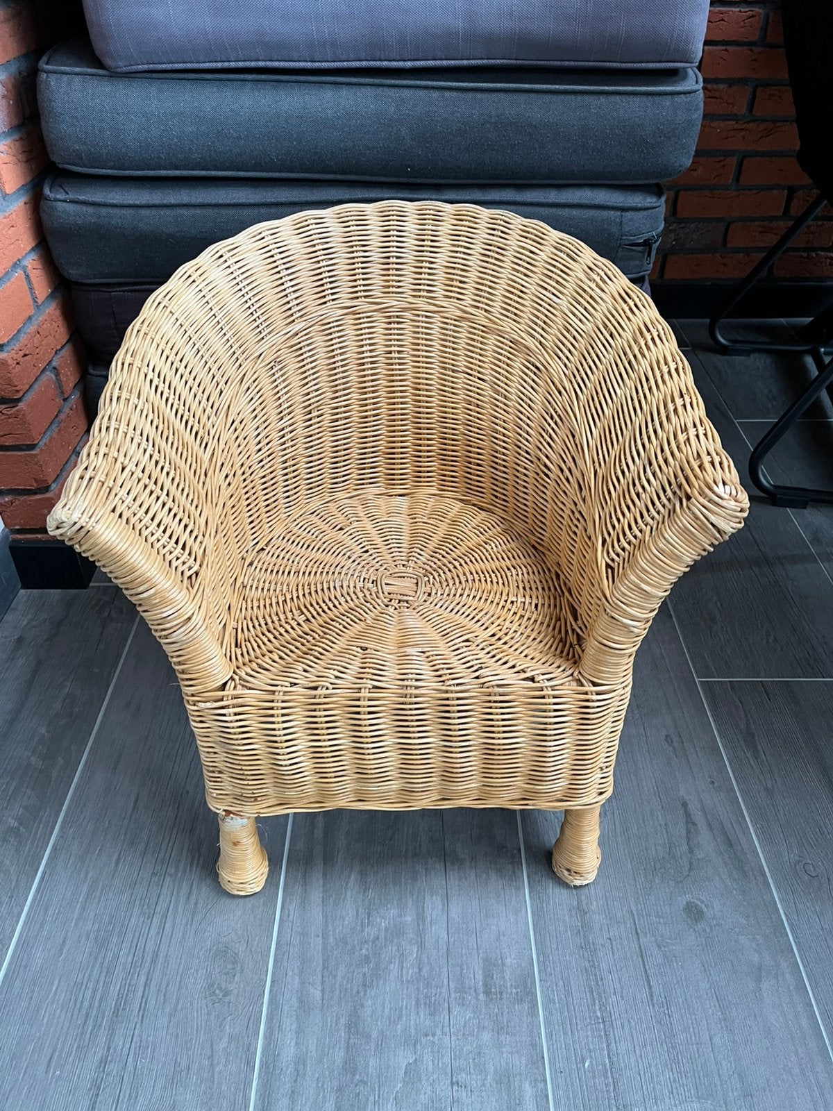 Kinderstoel van riet, Kinderen en Baby's, Kinderstoelen, Ophalen, Zo goed als nieuw, Overige typen
