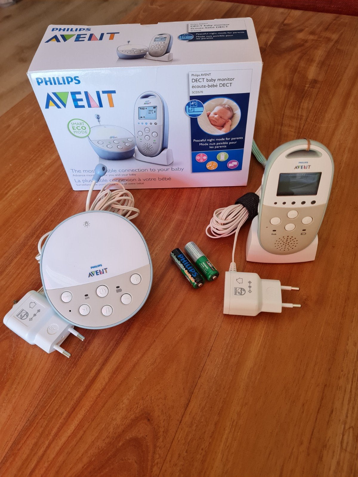 Philips Avent SCD570 DECT Babyfoon, Ophalen of Verzenden, Gebruikt, 250 meter of meer, Digitaal