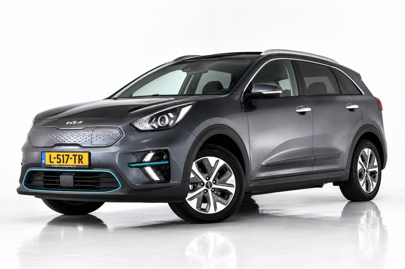 Kia E-Niro DynamicPlusLine 64 kWh SOH 100% | APPLE CARPLAY |, Auto's, Kia, Dealer onderhouden, Gebruikt, Zwart, 1712 kg