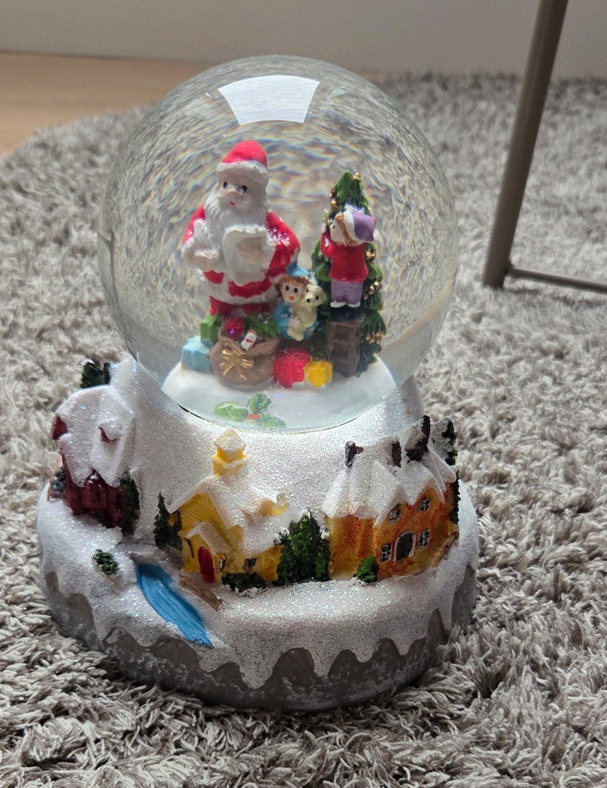 Magic Village sneeuwbol met licht en geluid, Ophalen, Zo goed als nieuw