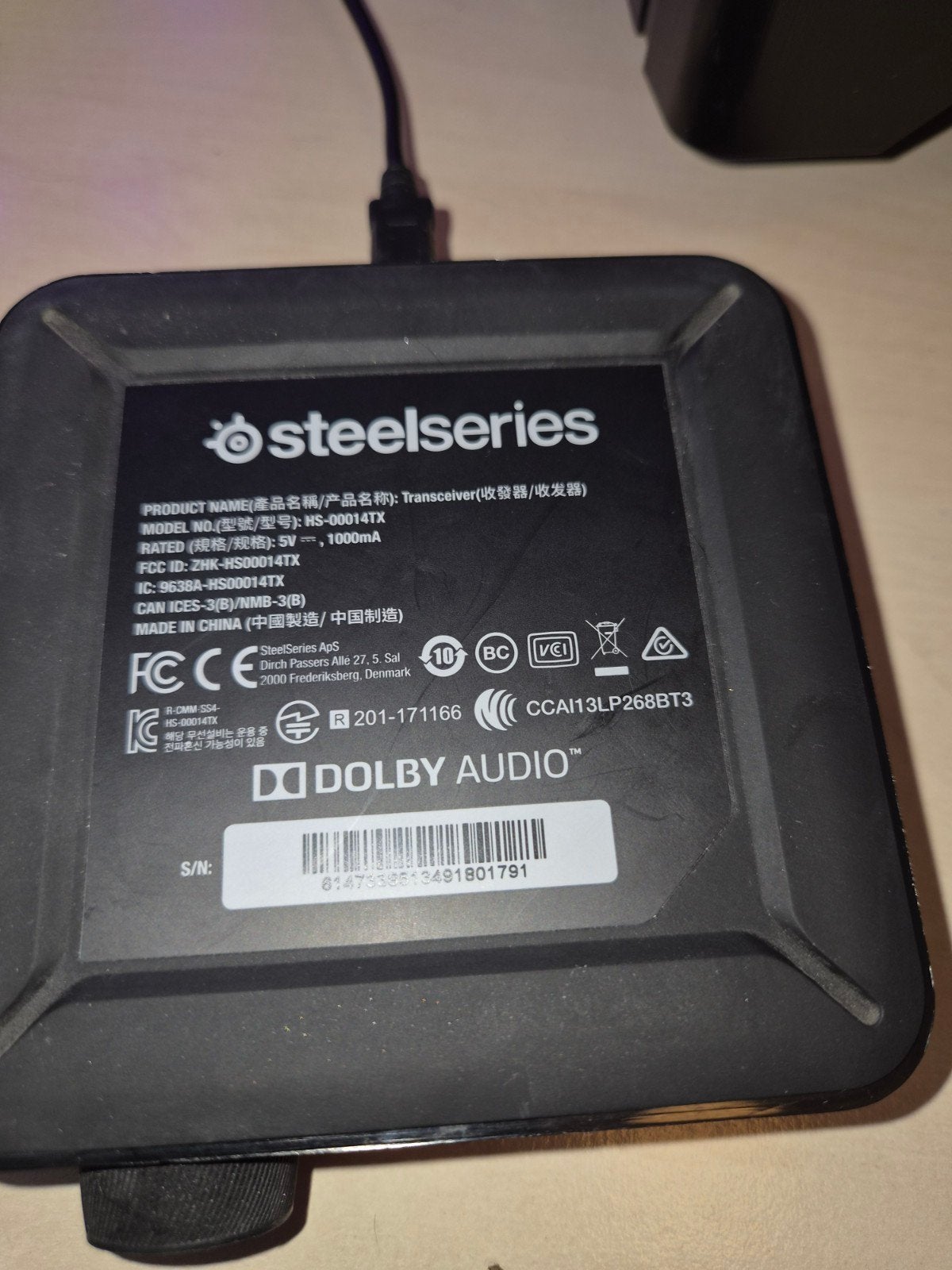 SteelSeries Arctis Pro Wireless Gaming Headset, Ophalen of Verzenden, Draadloos, Steelseries, Zwart