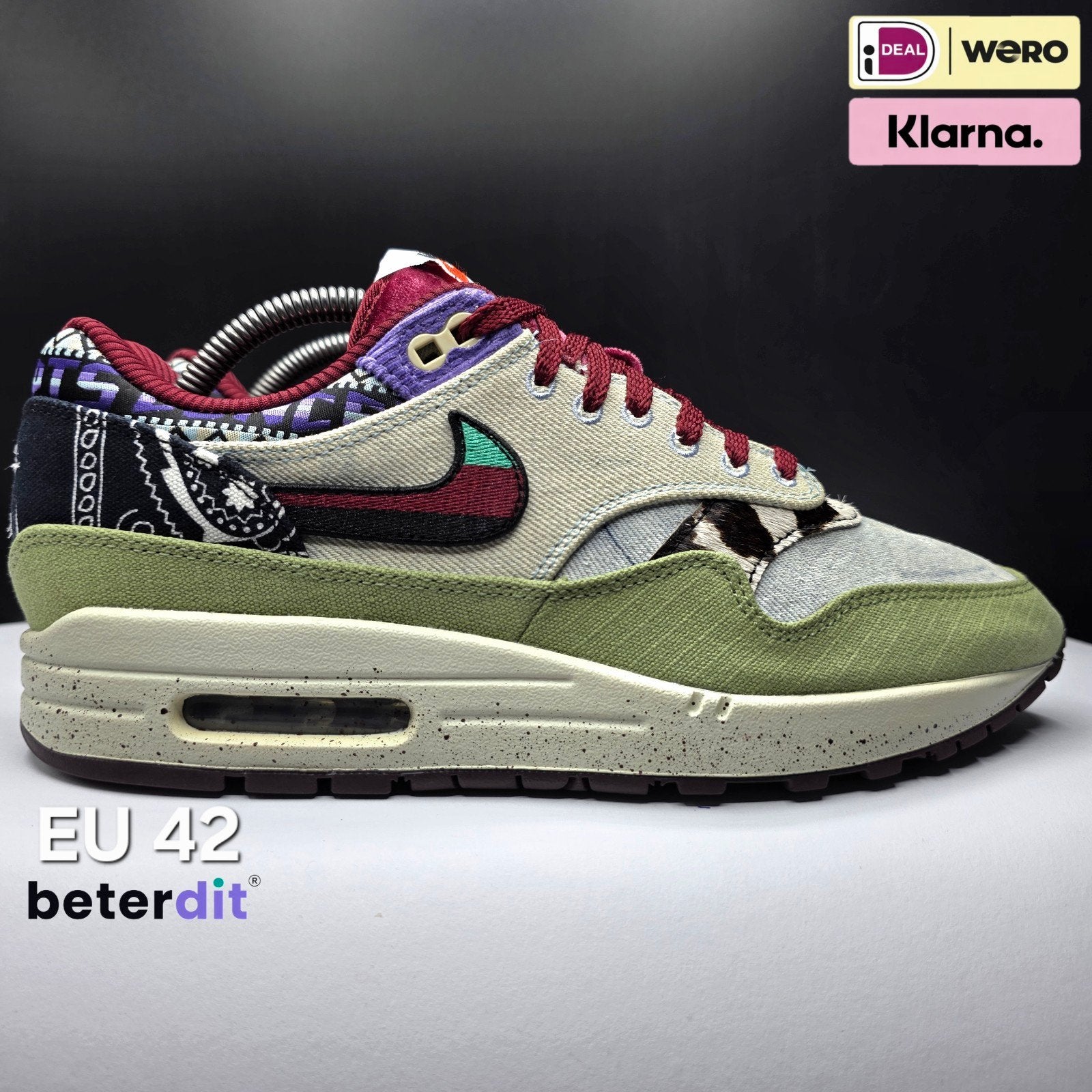 Nike Air Max 1 SP 'Concept Mellow'
Maat: 42, Nike air max, Ophalen of Verzenden, Nike, Nike