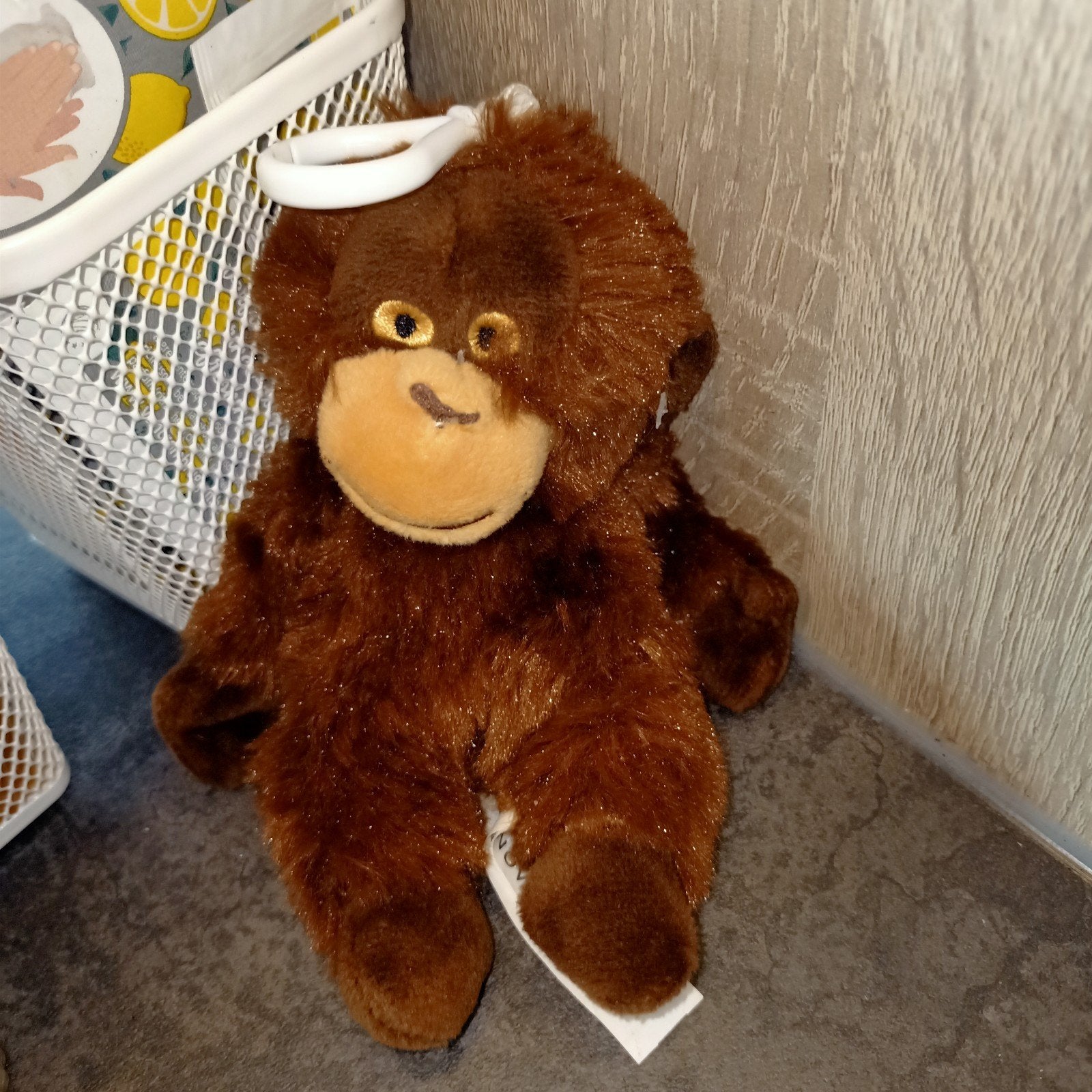 Oetan oetang sleutelhanger knuffel. family & novotel., Overige merken, Ophalen of Verzenden, Zo goed als nieuw, Met label