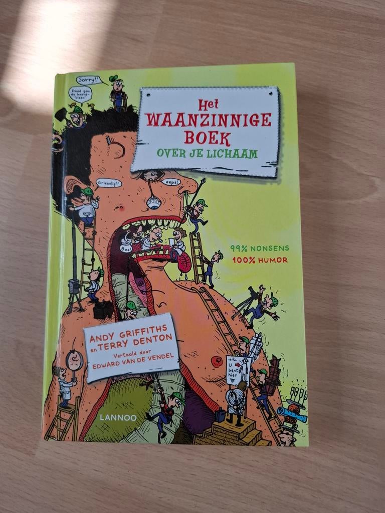 Andy Griffiths Het Waanzinnige boek over je lichaam, Ophalen of Verzenden