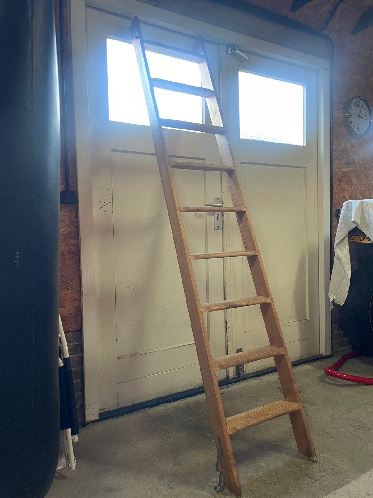 Houten ladder, Ophalen of Verzenden, Zo goed als nieuw, 2 tot 4 meter