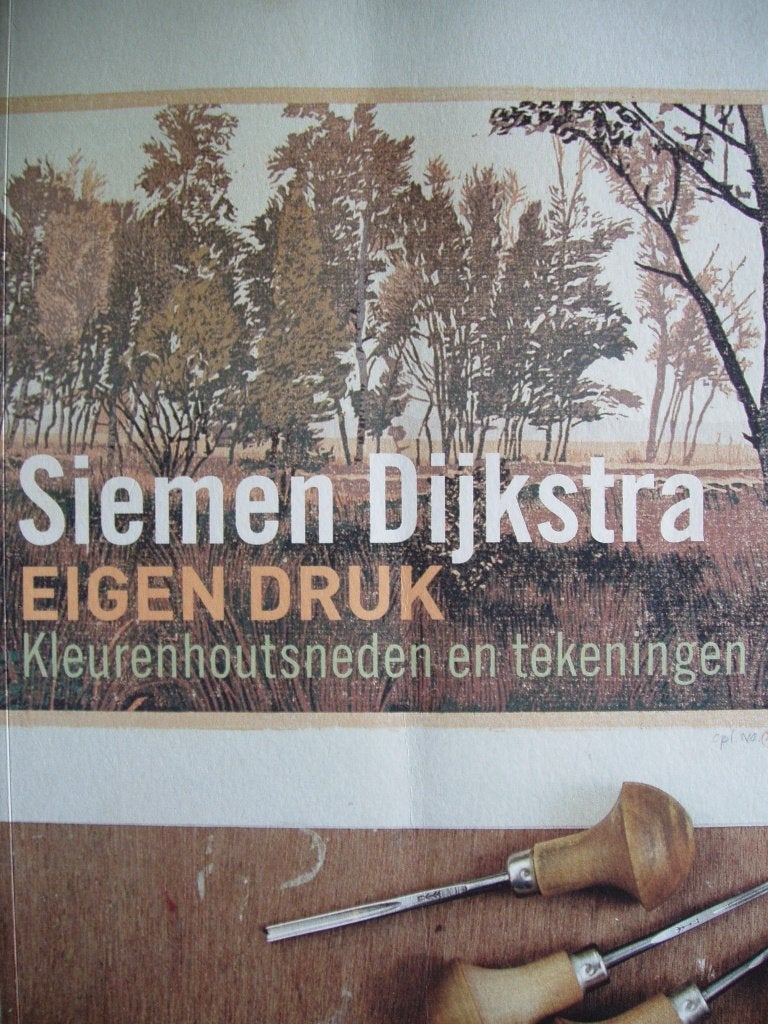 Siemen Dijkstra eigen druk. Kleurenhoutsneden en tekeningen., Harry Tupan e.a., Ophalen of Verzenden, Zo goed als nieuw, Schilder- en Tekenkunst