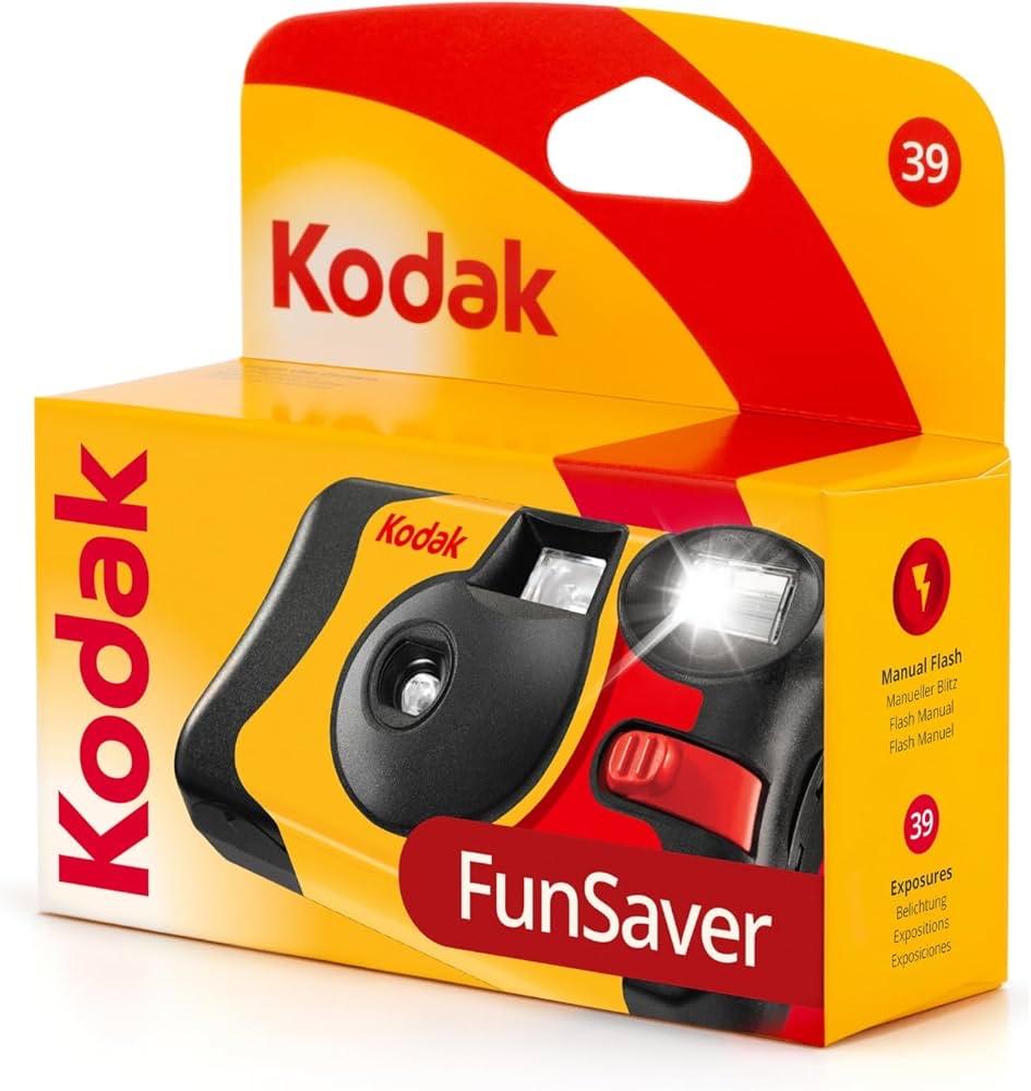 Kodak FunSaver Wegwerpcamera met flitser 39 opnamen, Ophalen, Nieuw, Compact, Kodak