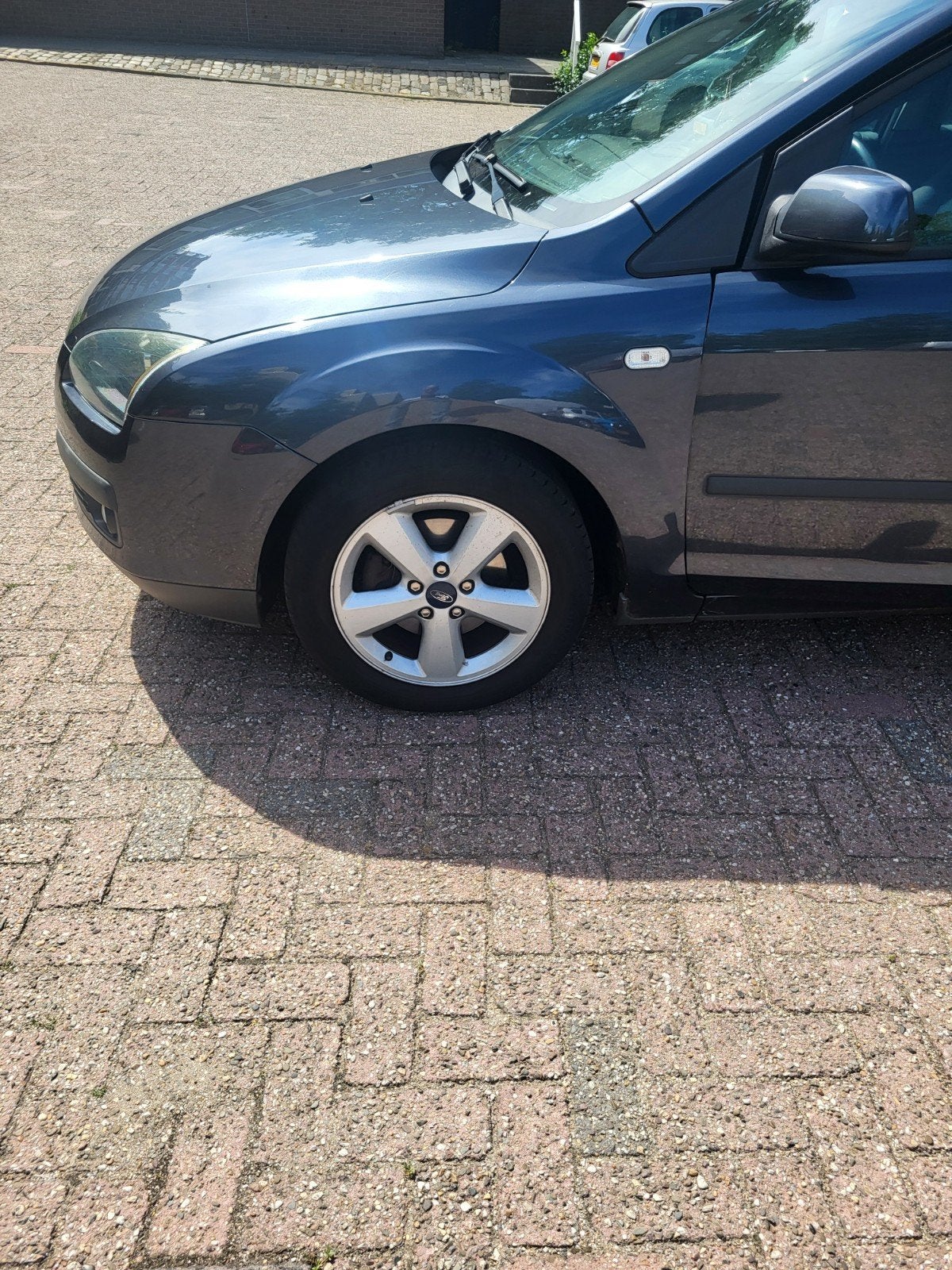 Ford Focus Velgen met Goodyear Banden 205/55 R16, Auto-onderdelen, Banden en Velgen, Gebruikt, 16 inch, Banden en Velgen, Personenwagen