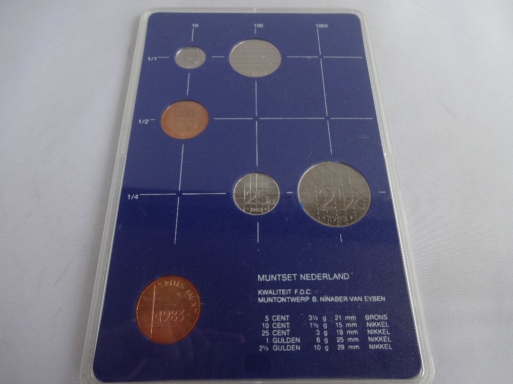 FDC Muntset Nederland 1983, Postzegels en Munten, Munten | Nederland, Ophalen of Verzenden, Koningin Beatrix, Overige waardes