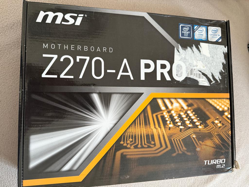 MSI Z270-A PRO moederbord, Computers en Software, Moederborden, Zo goed als nieuw, Intel, DDR4, Ophalen of Verzenden