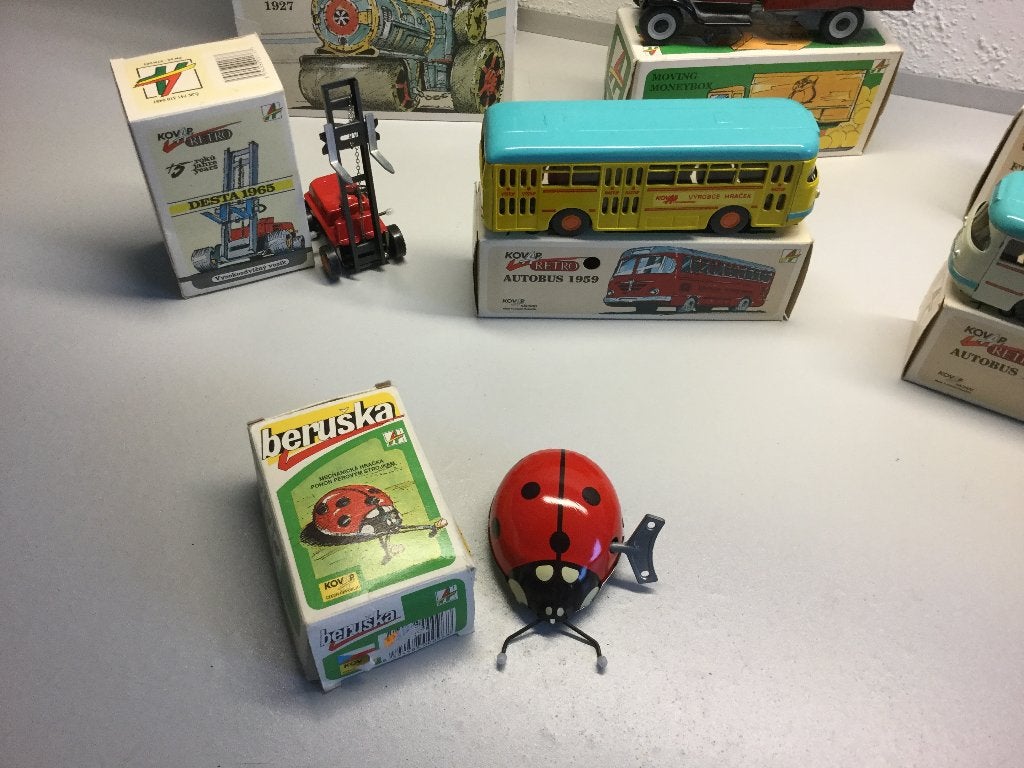 Vintage blikken speelgoed collectie - KOVAP en BERUSKA, Ophalen