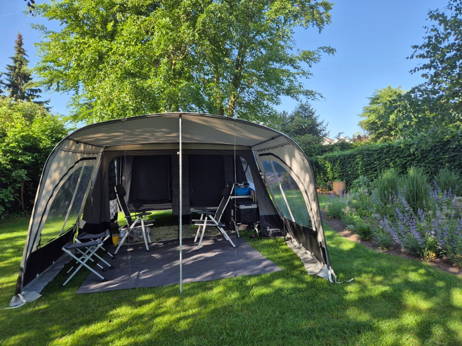 Zeer mooie Camplet 4 persoons binnen 10 minuten slapen, Caravans en Kamperen, Ophalen of Verzenden