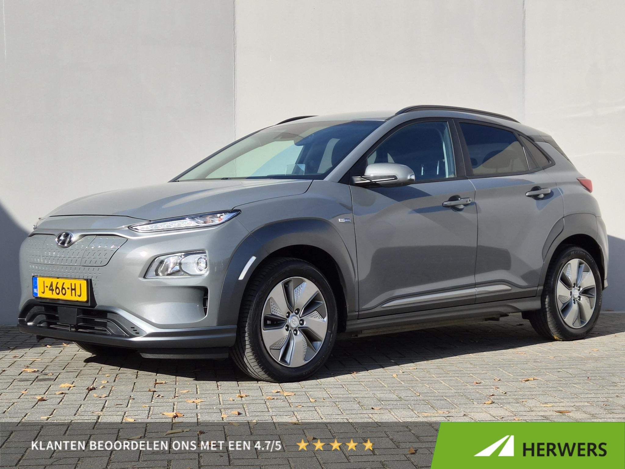 Hyundai Kona EV Fashion 39 kWh / SOH 94% / Dealer onderhoude, Dealer onderhouden, Gebruikt, Verwarmde buitenspiegels, Origineel Nederlands