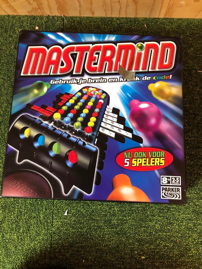 Mastermind bordspel - Codekraakplezier voor 2-5 spelers, Ophalen of Verzenden, Zo goed als nieuw