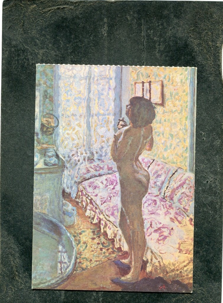 Ansicht Pierre Bonnard - Naakt in tegenlicht, Verzenden, 1980 tot heden, Ongelopen