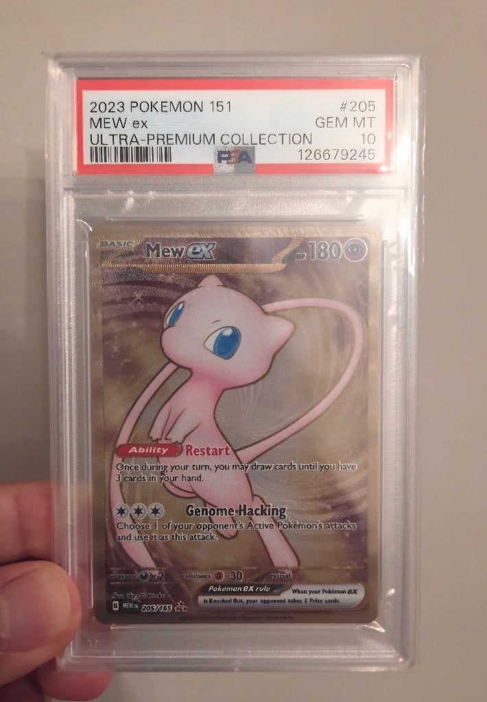 Mew 205 PSA 10 UPC metal card, Ophalen of Verzenden, Nieuw