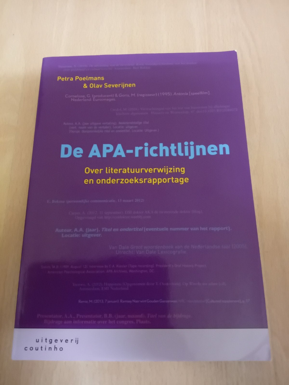 De APA-richtlijnen, Zo goed als nieuw, Gamma, Petra Poelmans & Olav Severijnen, HBO